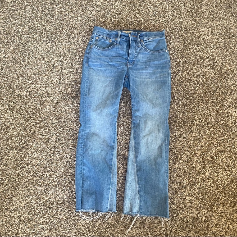 Madewell Cropped Flare Jeans